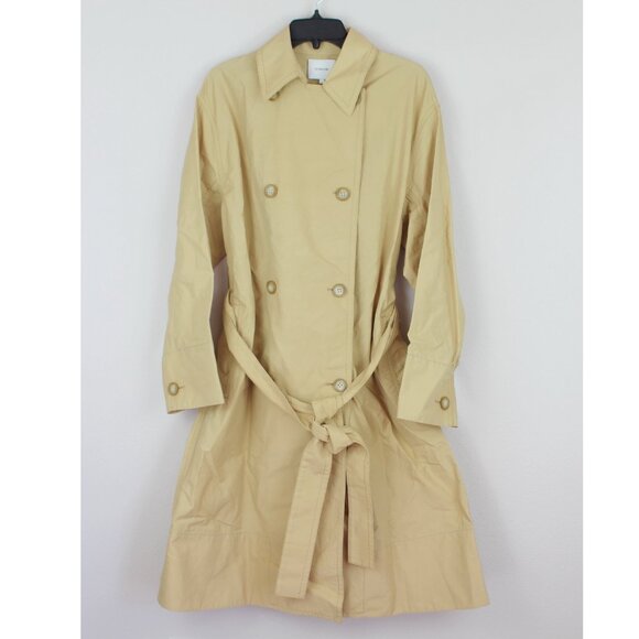 NWT Vince Drapey Tech Trench Coat– Belted Lightweight Chic Layer - Picture 2 of 16